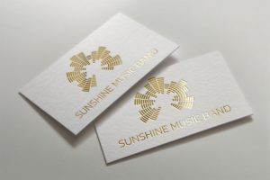 Logo Sunshine Music Band - Visitenkarte