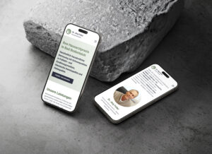 iPhone Ansicht Website Hausarztpraxis Dr. Feiler